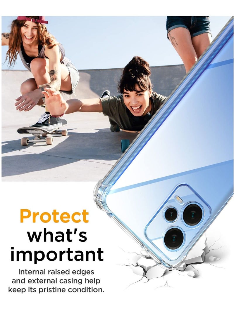 Houmt - Redmi Note 12 Pro 5G Case Slim Anti Scratch Shock Absorption Bumper TPU Shockproof Protective Cover - Image 1