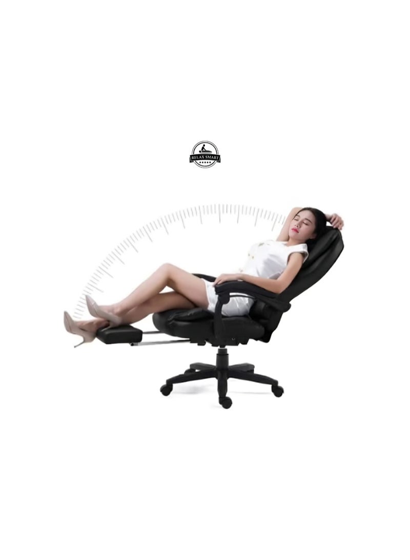 Relax Smart RelaxSmart Full Body Massage Chair – Ergonomic Reclining Chair with Heat and Vibration Function for Relaxation and Comfort, Brown - Image 2