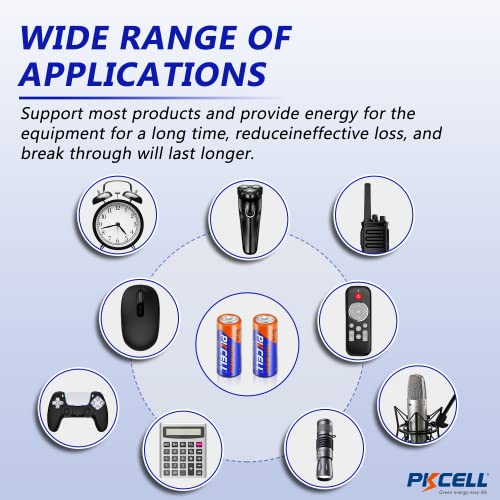 PKCELL N Size 1.5V Alkaline Batteries, 5 Pack Ultra Long-Lasting MN9100/E90/LR1 Medical Battery for Medical Devices, GPS Trackers, Flashlights, Key Fobs, 10-Year Shelf Life - Image 5