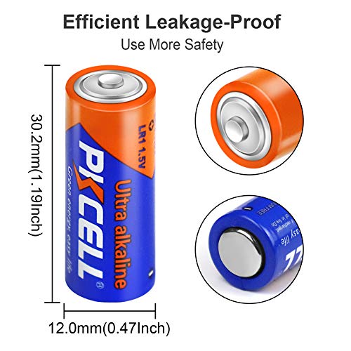 PKCELL N Size 1.5V Alkaline Batteries, 5 Pack Ultra Long-Lasting MN9100/E90/LR1 Medical Battery for Medical Devices, GPS Trackers, Flashlights, Key Fobs, 10-Year Shelf Life - Image 4