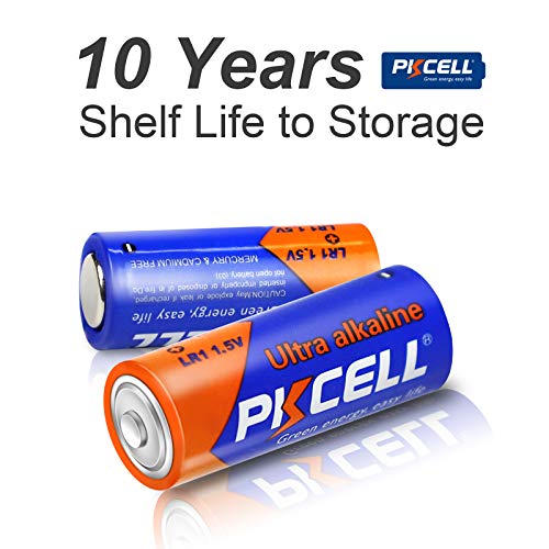 PKCELL N Size 1.5V Alkaline Batteries, 5 Pack Ultra Long-Lasting MN9100/E90/LR1 Medical Battery for Medical Devices, GPS Trackers, Flashlights, Key Fobs, 10-Year Shelf Life - Image 3