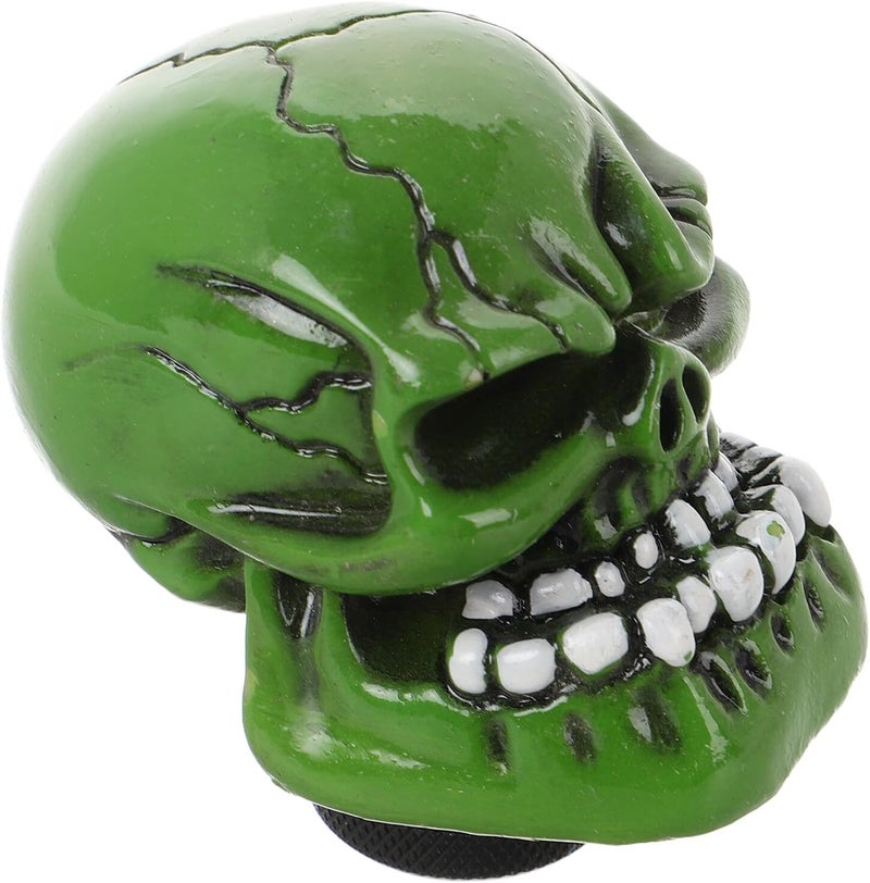 Skull Car Gear Shift Knob Manual Transmission Stick Shifter Knob Green Universal Car Gear Lever Handle for Automotive Interior Accessories - Image 1
