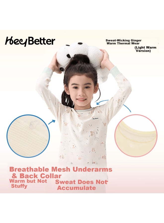 Heybetter 5a Antibacterial Children's Thermal Sweat-wicking Quick-dry Autumn Shirt Suitable For 5°~15°c - Image 2