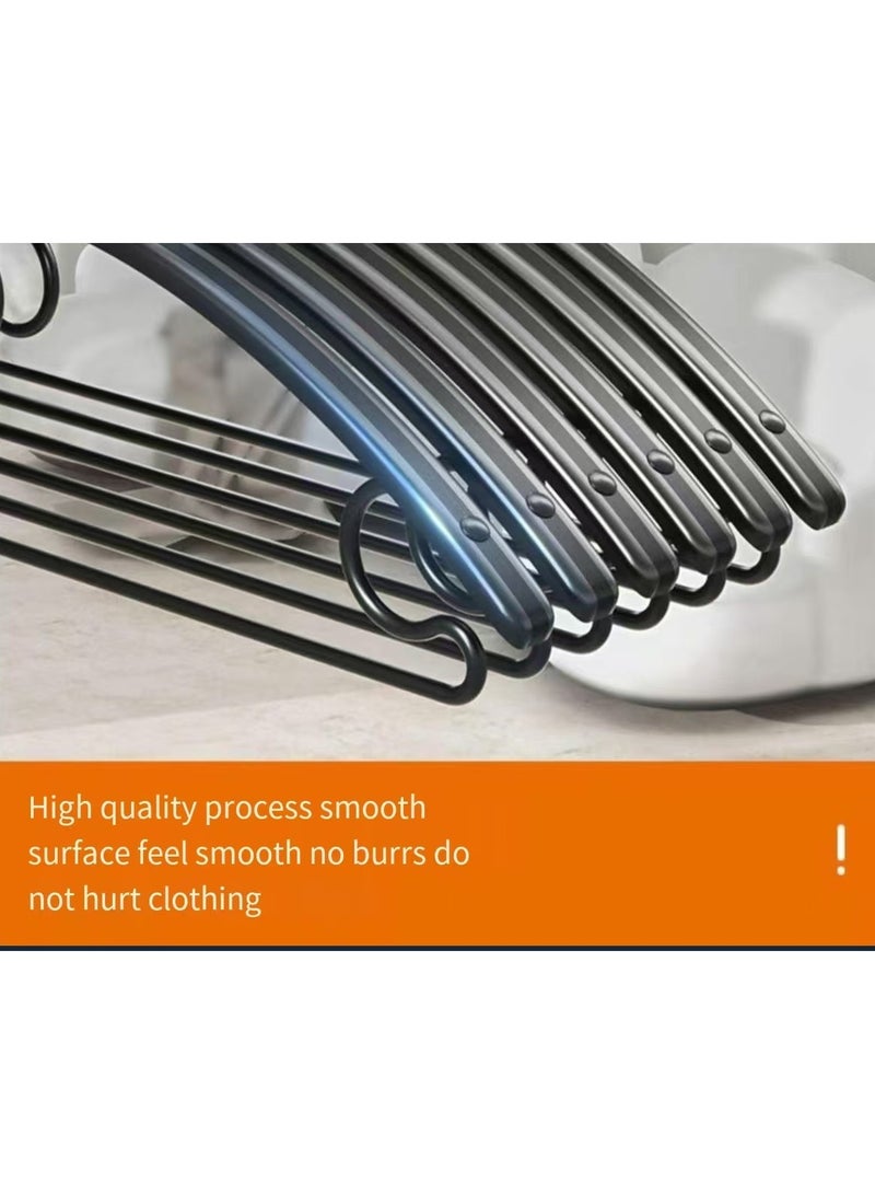 Aluminum alloy hangers, indoor balcony, semi-circular, seamless hangers, 5 pieces - Image 2