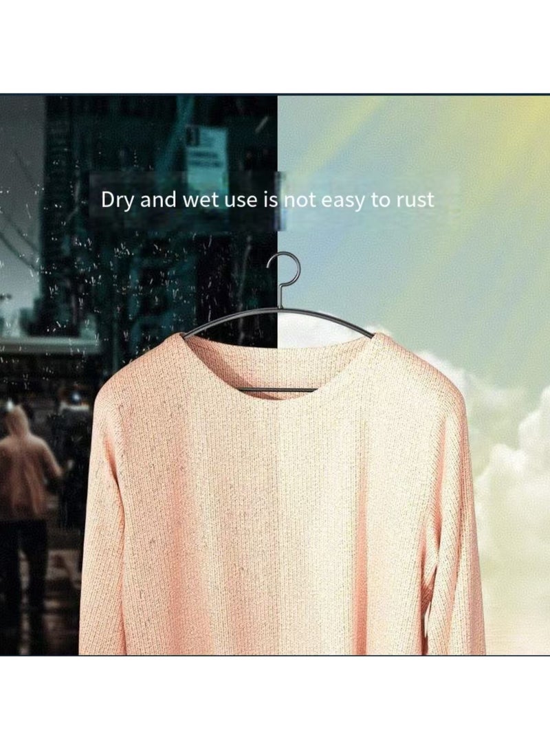 Aluminum alloy hangers, indoor balcony, semi-circular, seamless hangers, 5 pieces - Image 3