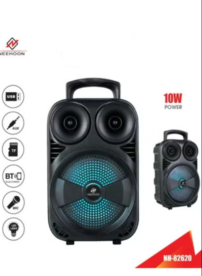 Neehoon Speaker 10W USB And AUX And TF BT With Mic Playable