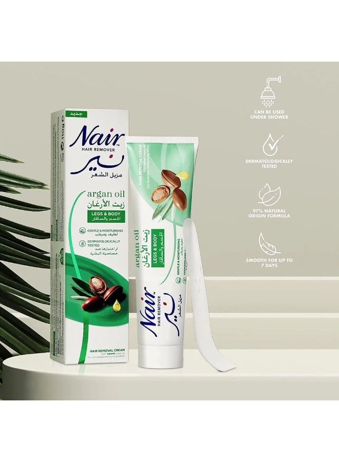 نير كريم لطيف لإزالة الشعر مع زيت الارغان - 110 جم - Image 2