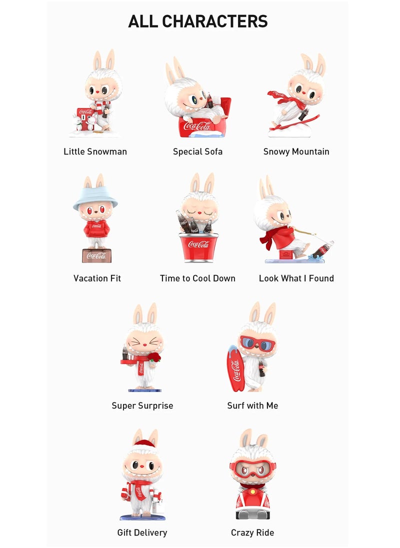 Generic - POP MART  labubu The monsters Coca-Cola  series dolls blind box dolls  random design action figures collectible toys home decoration  holiday birthday gifts for boys and girls single boxed set - Image 1