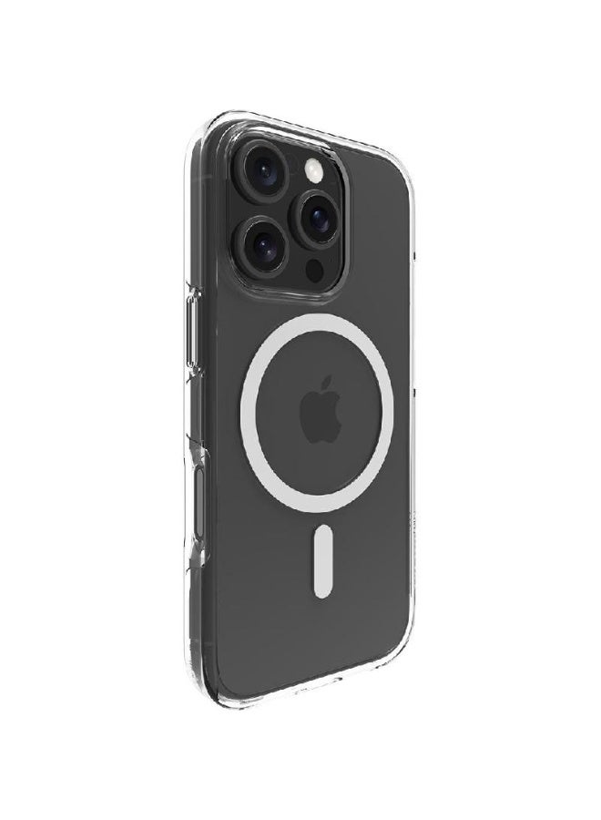 ديبرامانتيه 1928 غطاء خلفي أيسلندا برو مع ماج سيف لهاتف آيفون ١٦ برو، شفاف - Image 1