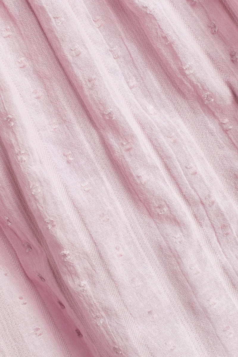 اتش اند ام بلوزة بأكمام مكشكشة