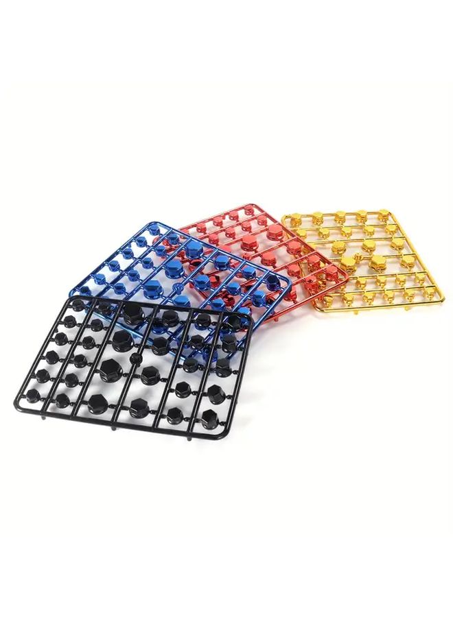 30 Pcs Blue Motorcycle Screw Cover Set Corrosion Resistant Wheel Nut Caps - Image 5