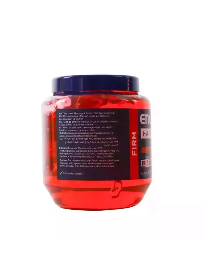 ENLIVEN جل شعر إنلايفن للرجال تثبيت رقم 3 مع برو-فيتامين ب5 - 500 مل - Image 2