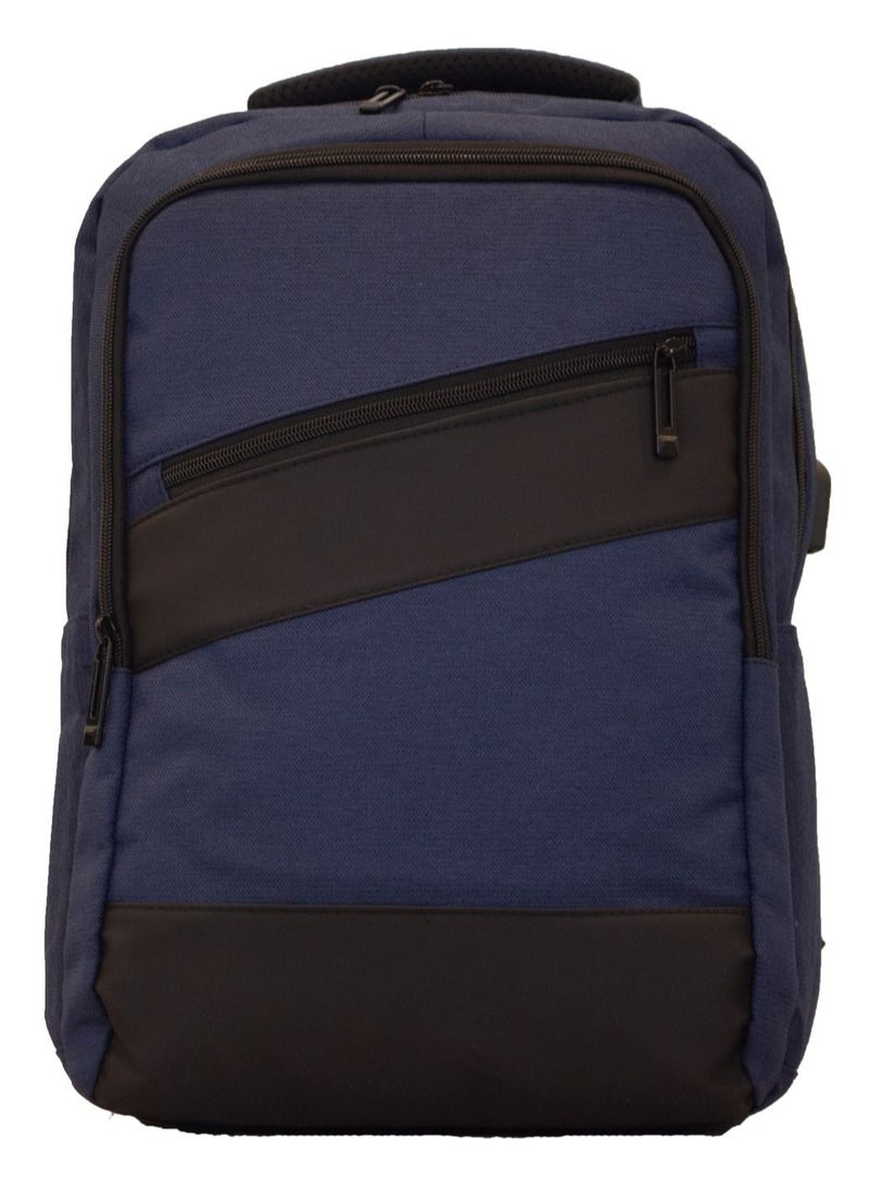 Fashionable business and university backpack with external USB charging port  - Image 1