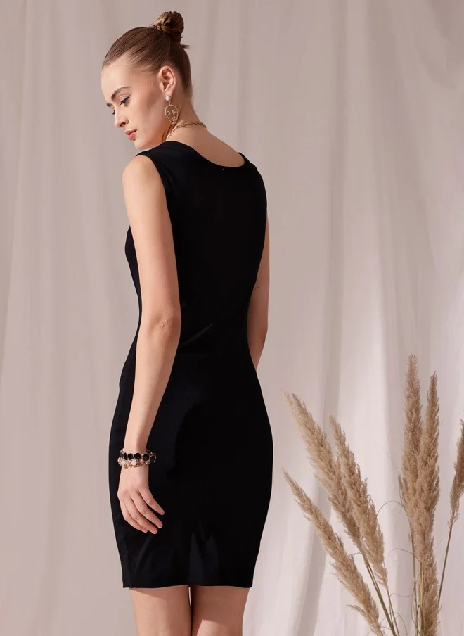 STREET 9  Black Bodycon Dress For Women for Women | Best Price UAE