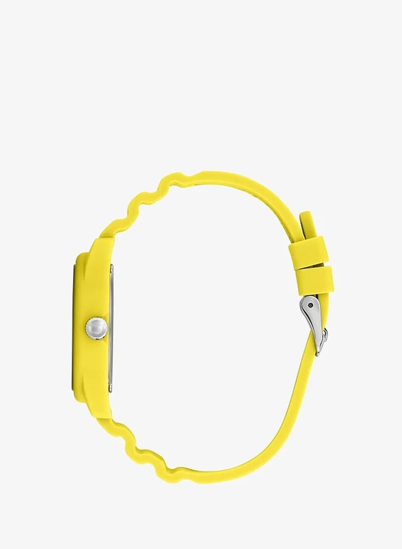 Sector H2O Men's Analog Watch - Multicolour Matt Dial, 41mm Stainless Steel Case, Yellow Silicone Strap, Quartz, 50M Water Resistant - R3251318008