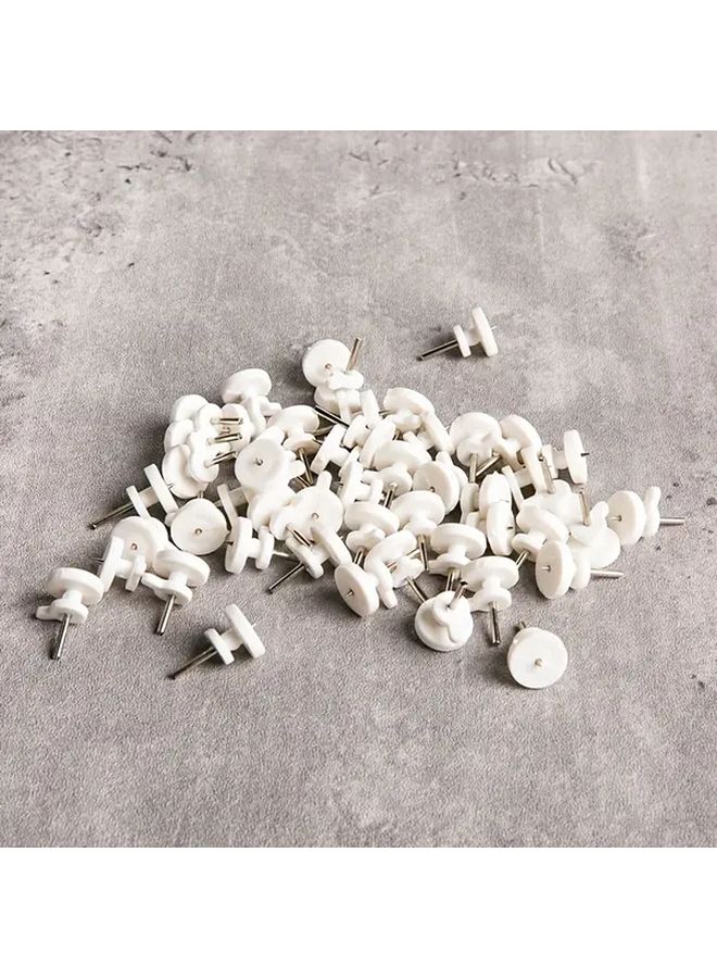 50 Pieces Invisible Nails Wall Hooks For Paintings Posters Clocks No Trace Hanging - Image 1