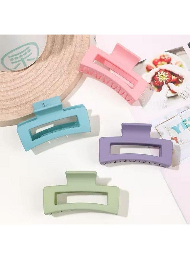 Radhya Accessories Pastel 10 Cm Matte finish Hair Claws for Women (Pack of 2) Hair Claw Clutchers for Girls Hair Clips Korean Hair Accessories - Image 2
