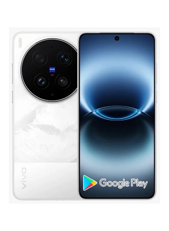 فيفو هاتف X300 Ultra الذكي بنظام أندرويد 5G (512GB 16GB RAM) أبيض | مواصفات صينية | شاشة LTPO AMOLED بحجم 6.82 بوصة، 1B لون، شاشة HDR حيوية بتردد 144Hz | بطارية 6600 مللي أمبير، شحن سلكي 100W، NFC | كاميرا سيلفي بدقة 50MP | كاميرات خلفية ثلاثية (50MP+200MP+50MP) | دعم صورة Ultra HDR | مع دعم Google Play - Image 1