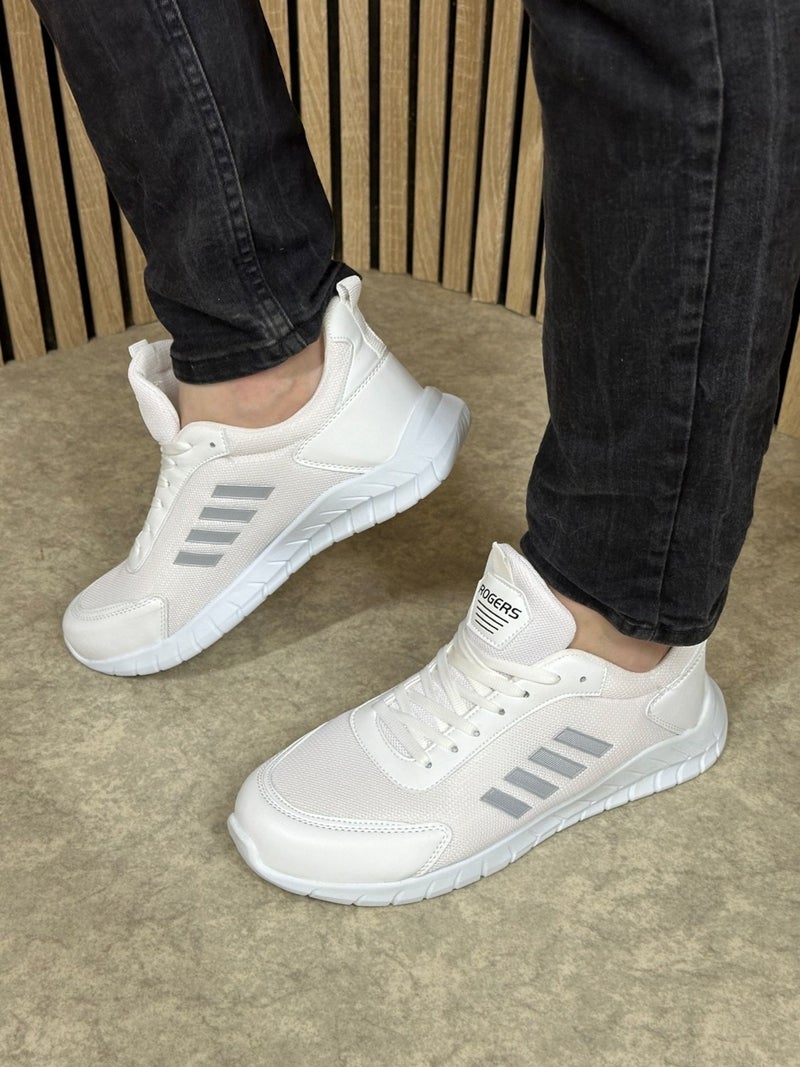 Nstil Daily Men's Sneaker Mesh Laced Comfortable Flexible Stitching Detailed Walking Sports Shoes 1453  - Image 2