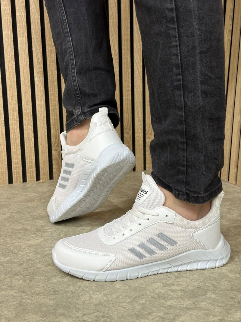 Nstil Daily Men's Sneaker Mesh Laced Comfortable Flexible Stitching Detailed Walking Sports Shoes 1453  - Image 3