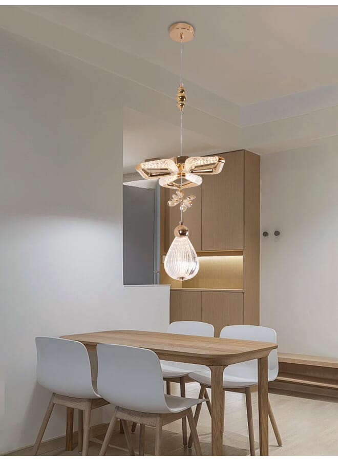 Best Power Modern LED Ceiling Chandelier Light 9881 – 25W, 32cm Diameter, Adjustable Hanging Pendant with 90cm Length – Stylish Lighting for Living Room, Dining Room, Bedroom - Image 1