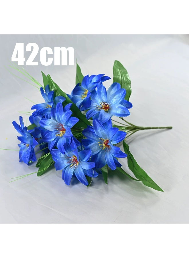 1-Piece Simulation Of Artificial Flowers, Artificial Flowers With Long Stems, Realistic Artificial Flower Arrangement, Suitable For Home, Wedding, Party Decoration, A Good Choice For Decoration.