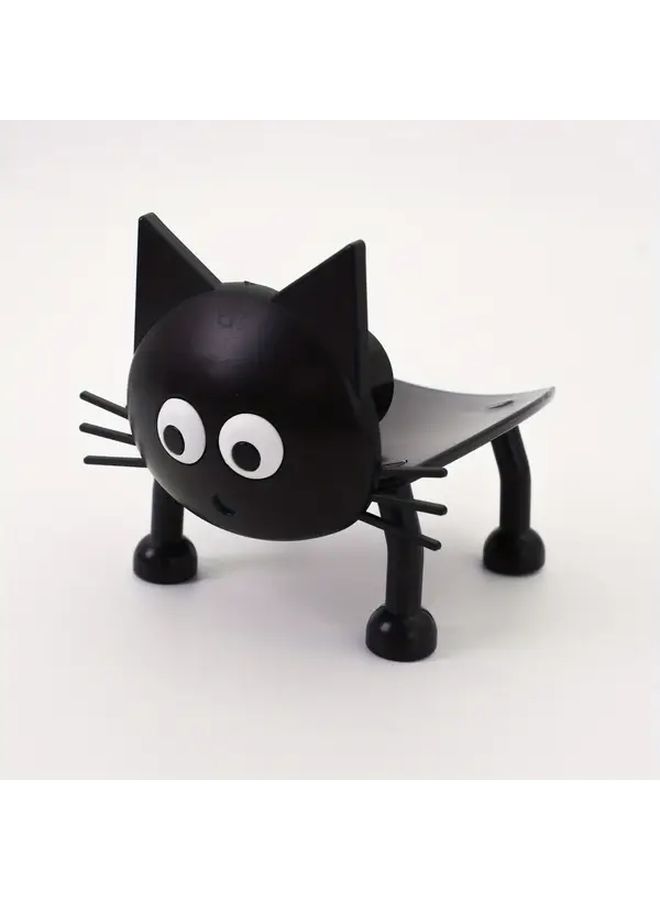 Black Cat Toilet Paper Holder Bathroom Decorative Art Piece Home Decor Four Seasons - Image 2