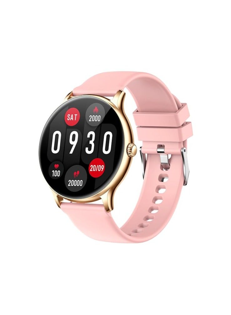 Fire-Boltt Phoenix Smart Watch with Bluetooth Calling 1.3,120+ Sports Modes, 240 * 240 PX High Res with SpO2, Heart Rate Monitoring & IP67 Rating (Gold Pink)