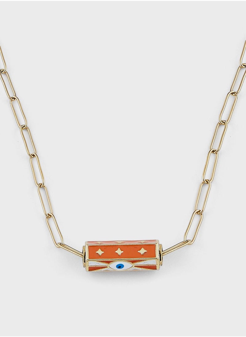 Lady Mauve - THEIA EYE CAPSULE PENDANT NECKLACE - Image 1