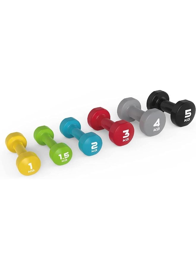 Livepro LP8076S Colourful Studio Dumbbell Set - pzsku/ZEC1D6E2F7725D0D2237CZ/45/_/1722834801/edeb76fc-0ca3-445e-b301-d222e7215095