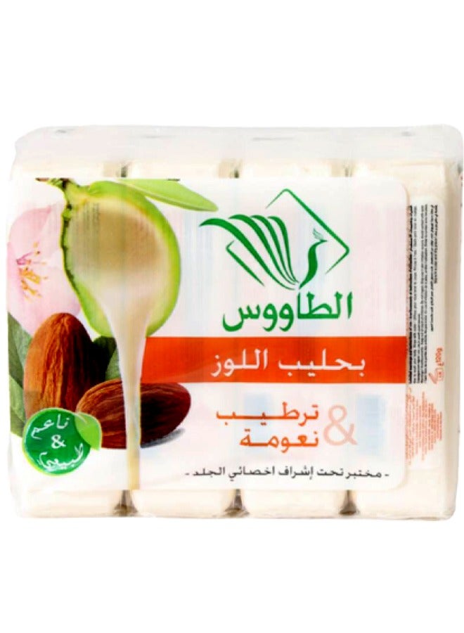 Taous Soap with Almond Milk 4*120g - Image 1