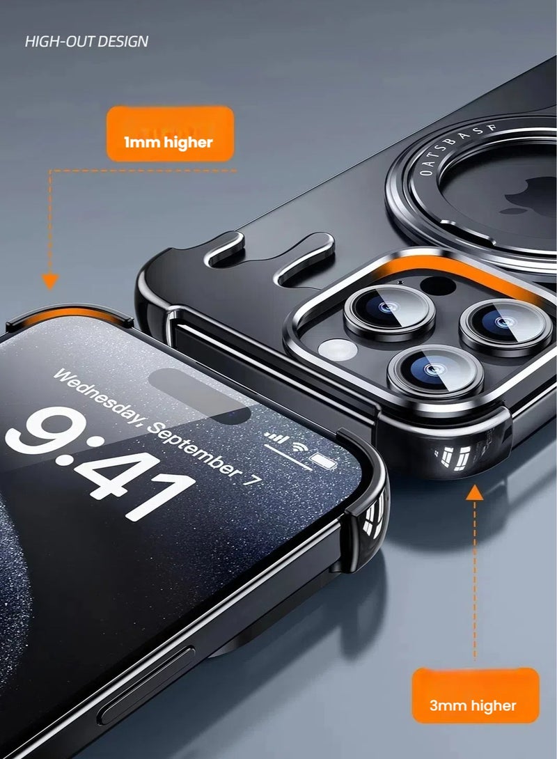 Loquat Frameless Bumper Case for iPhone 15 Pro Max 6.7  - Image 3