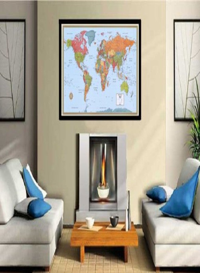 Swiftmaps 48x78 World Classic Premier Wall Map Mega Poster - Image 5