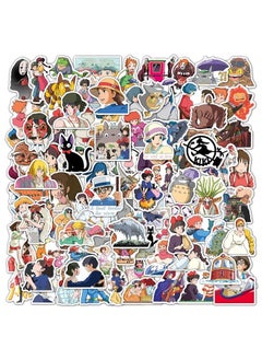 Generic 100-Piece Hayao Miyazaki Cartoon Stickers Vinyl Aesthetic Sticker Laptop Stickers for Skateboard Guitar Travel Case Graffiti Sticker Door Luggage Car Bike Bicycle for Kids Teens Girls Adults  - Image 2