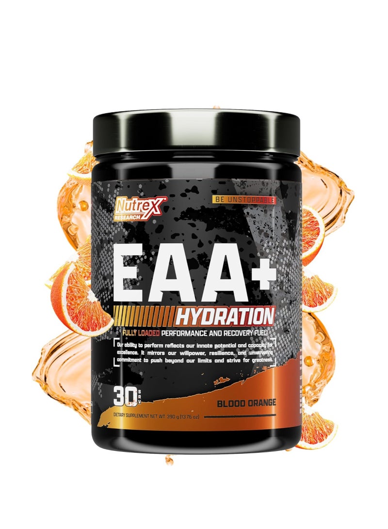 Nutrex Research EAA+ Hydro 30 Serving 390g Blood Orange - Image 1