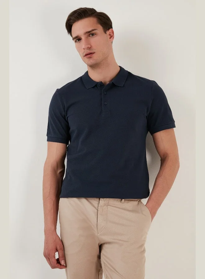 Buratti Buratti Cotton Regular Fit Buttoned Polo Collar 4-Pack T Shirt Men's T-SHIRT 5902127S4
