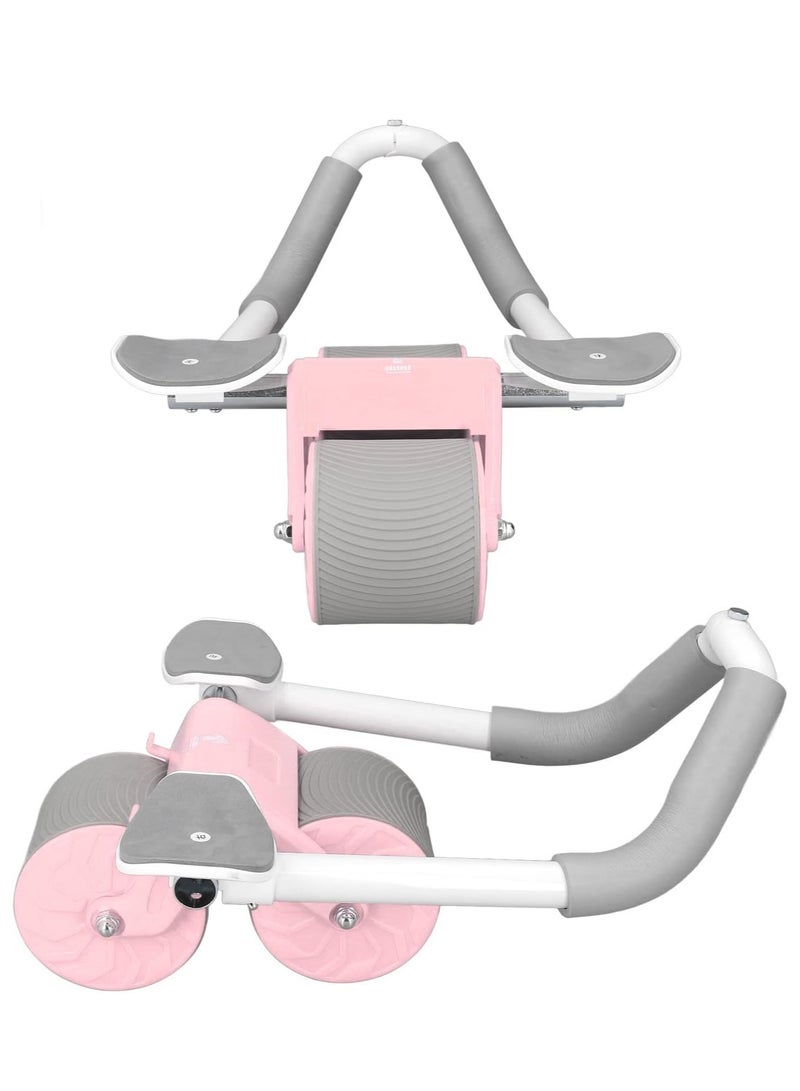 DubaiGallery Ab Abdominal Roller Wheel With Elbow Support Core Strength Training For Abs Workout Exercise Wheels For Home Gym, Fitness Equipment For Core Workout With Knee Pad Accessories - Image 3