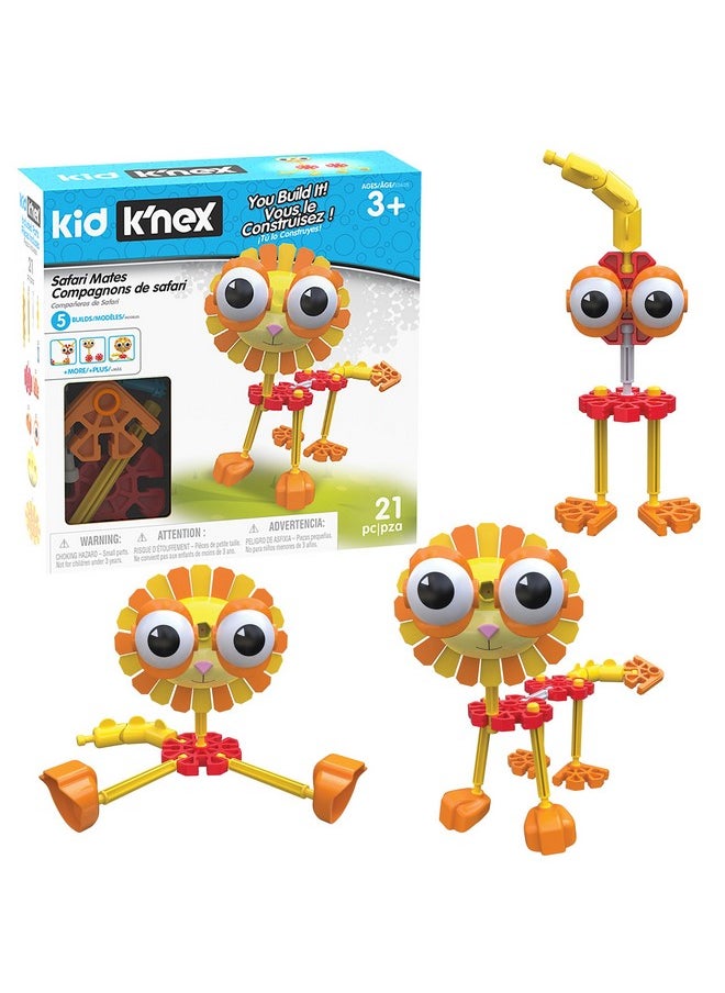 K'NEX K'NEX Kid Safari Mates Building Set‚ 21 Pieces, STEM Building, Kid Construction Set‚ Ages 3+  - Image 1
