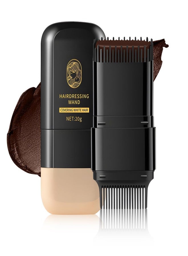Siara Instant Hair Color Stick With Built-In Comb, 2025 New Hair Dye Stick For Gray Hair, Touch Up Comb 2 In 1, Waterproof And Sweat-Proof (Brown) - Image 1