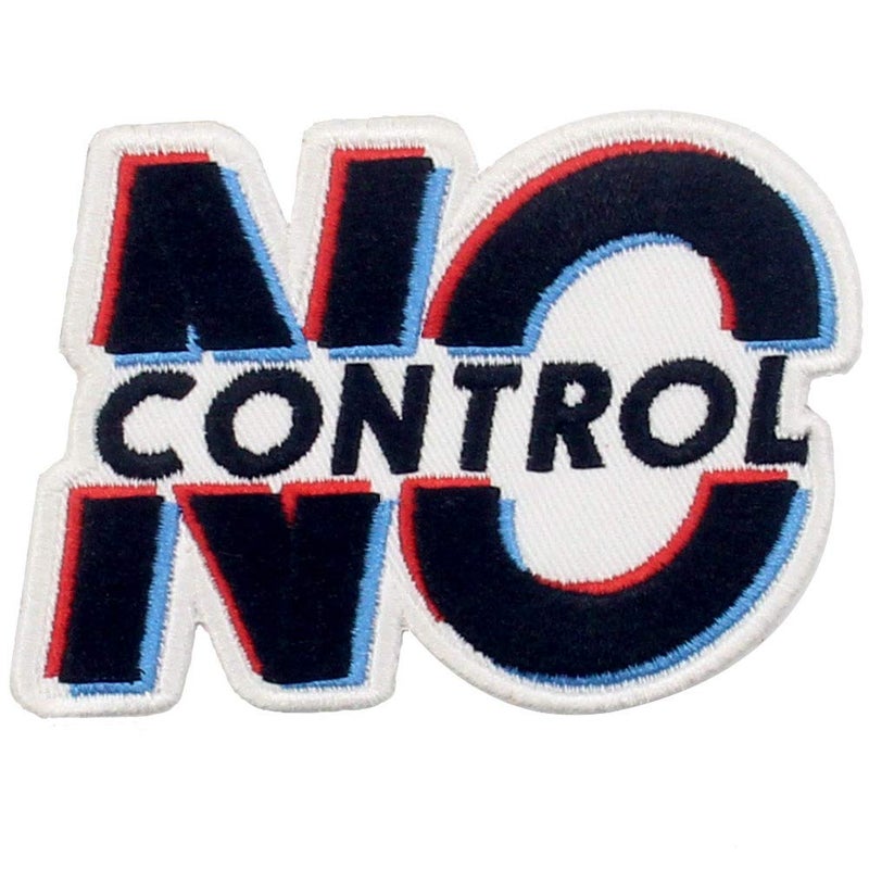 Rocking Planet No Control Patch Embroidered Biker Applique Iron On Sew On Emblem - Image 5