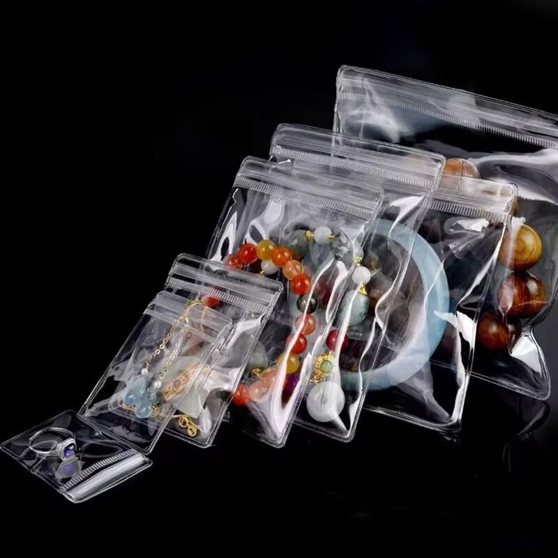 Loaengeo Small plastic bag, suitable for sealing pills and jewelry collection at home, transparent PVC bag (size 2.4x3.1''inches/100 pieces) - Image 5