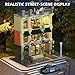 Mov stone City Police Station Building Set Compatible with Lego Retro Modular 3Story Architecture with LED Lights Realistic Street Scene Display for Adults Teens 1445 Pieces - Image 4