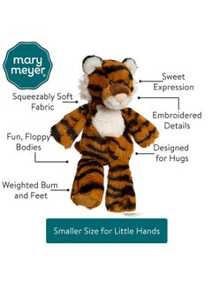 Mary Meyer Marshmallow Zoo Stuffed Animal Soft Toy, 9-Inches, Junior Tiger, 1 Ea  - Image 3