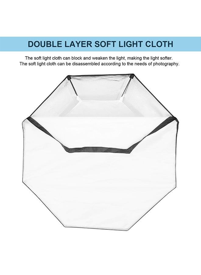 PADOM صندوق ضوء مثمن الأضلاع من بادوم مقاس 32 بوصة/80 سم، فلاش سبيدلايت ثماني الأضلاع، فلاش استوديو، صندوق ضوء مثمن الأضلاع مع حقيبة حمل للتصوير الفوتوغرافي للصور الشخصية أو المنتجات - Image 2