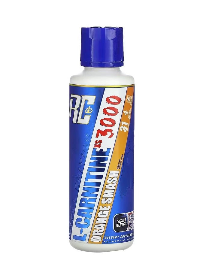 RONNIE COLEMAN Ronnie Coleman L-Carnitine Xs 3000 473ml Orange Smash Flavor 31 Serving  - Image 1