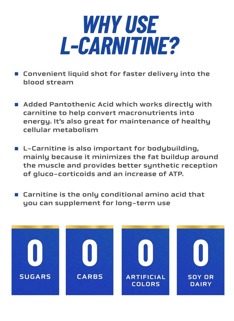 RONNIE COLEMAN Ronnie Coleman L-Carnitine Xs 3000 473ml Orange Smash Flavor 31 Serving  - Image 4