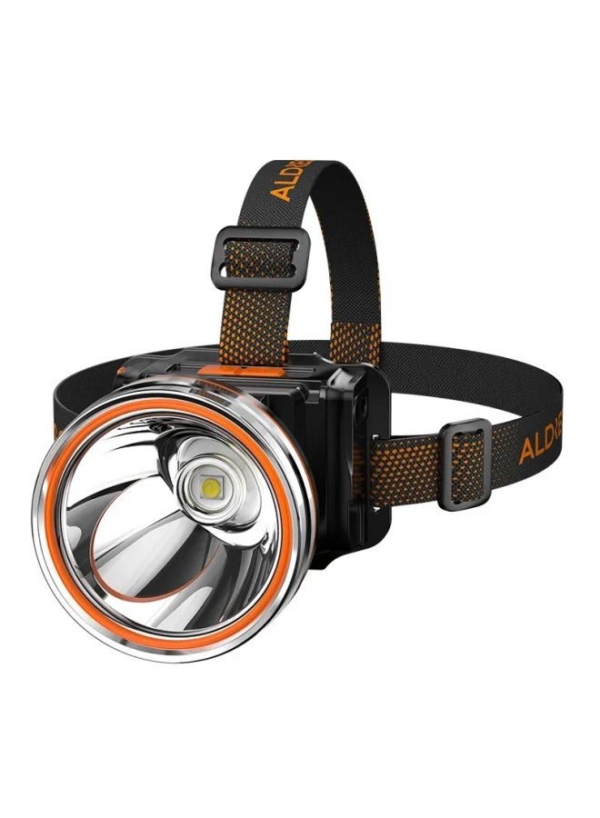 Generic Waterproof Long-Lasting LED Headlamp High Brightness Strong Throw Rechargeable Fishing Light Mining Lamp Handheld Flashlight-Color:A100 White Light [40 Wicks 1200 Ma*2 Cells + Electronic Display Sc]  - Image 5