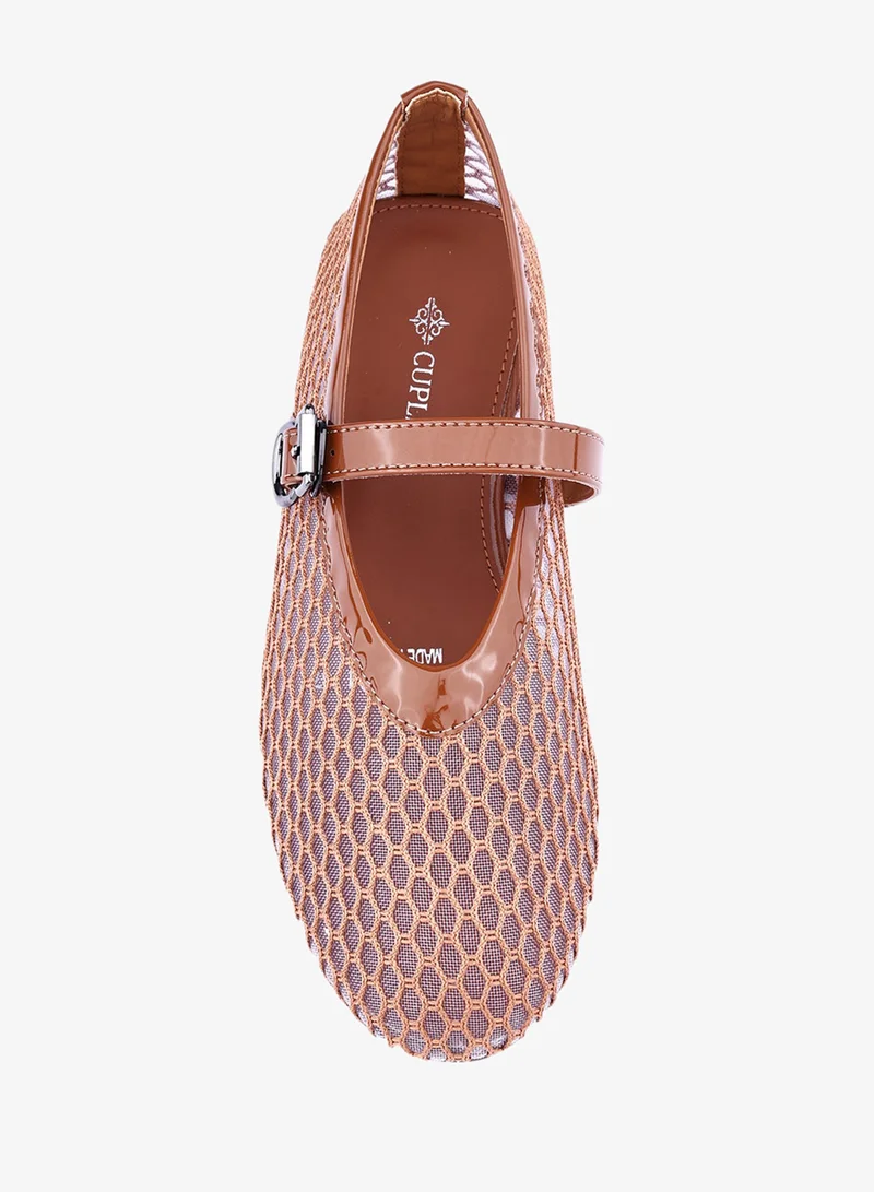 Cuple  Mesh Mary Jane Flat for Women | Best Price UAE