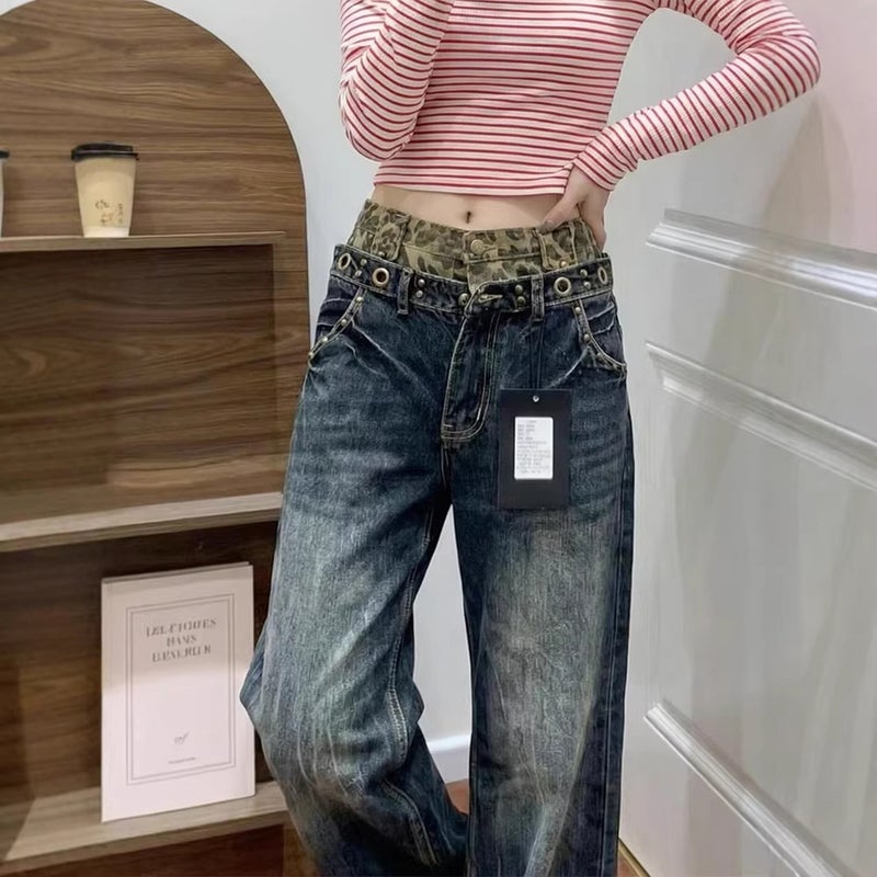 Unisex Casual Daily Denim Jeans - Image 3