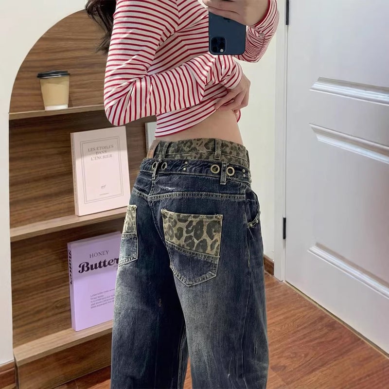 Unisex Casual Daily Denim Jeans - Image 4